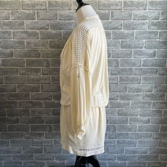 Magali Pascal Ivory Cream Embroidered Floral Dress - Picture 2 of 12